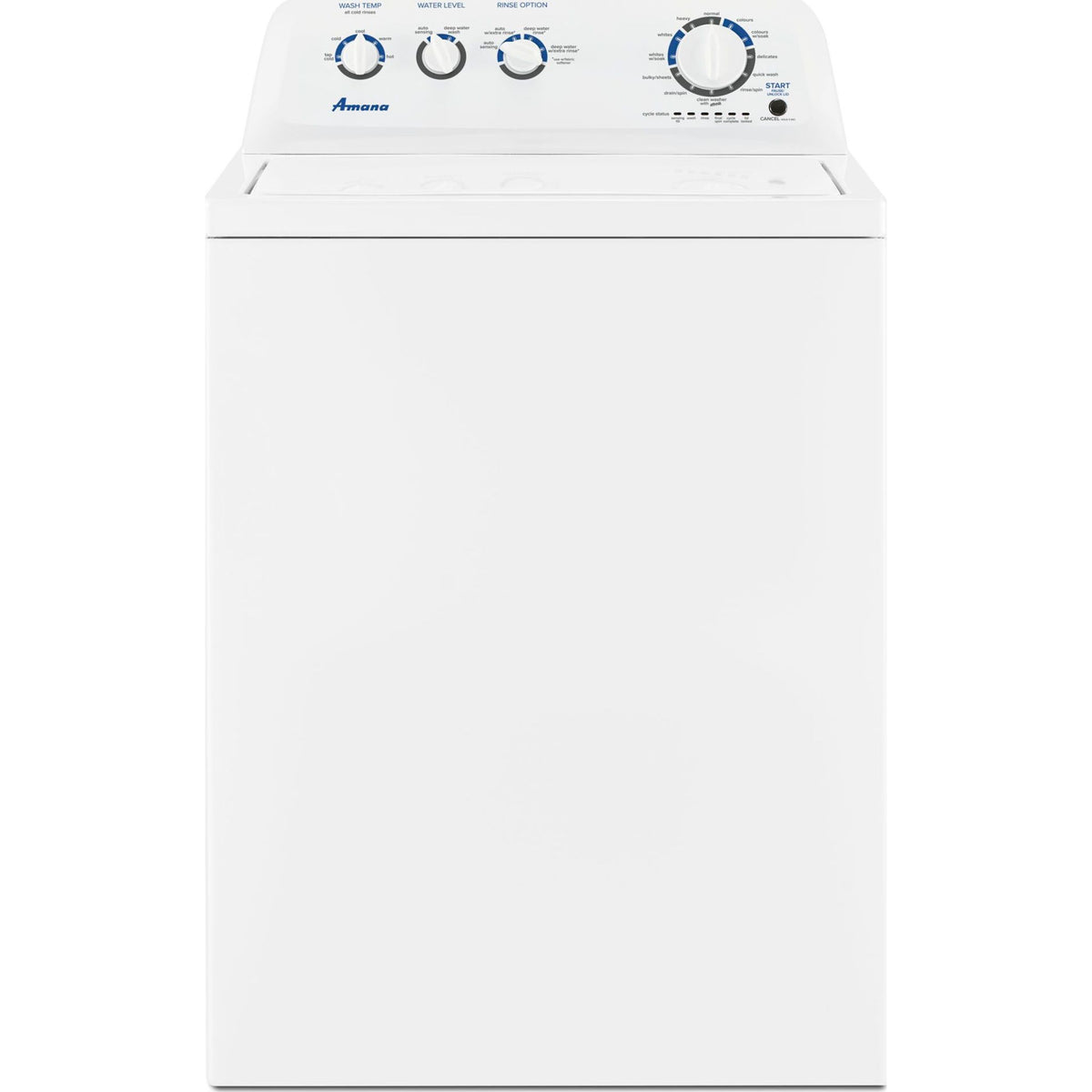 Amana Top Load Washer (NTW4519JW) White Clarenville Home & Leisure