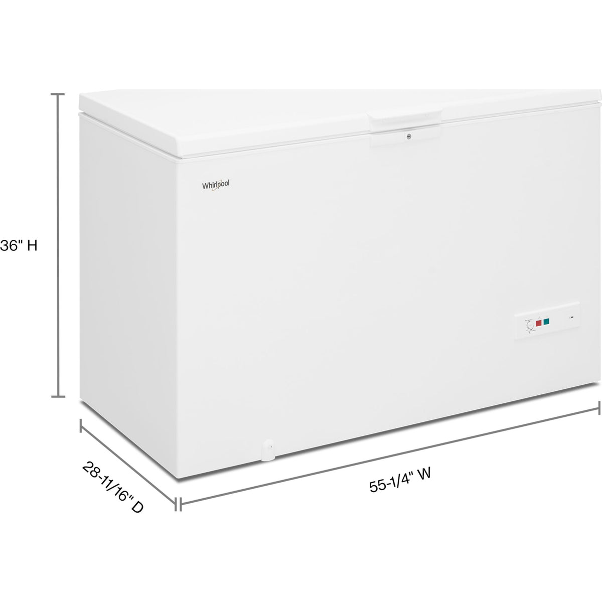 Whirlpool Chest Freezer (WZC5216LW) WHITE Clarenville Home & Leisure